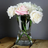 Personalised Sentiments Glass Vase: 3 - Vases By Gift Moments