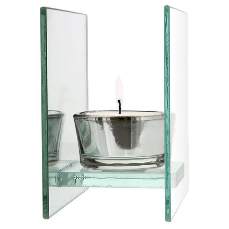 Personalised Mirrored Glass Tea Light Holder: 5 - Candle Holders By Gift Moments