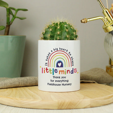 Personalised Little Minds Ceramic Storage Pot: 3 - Storage By Gift Moments