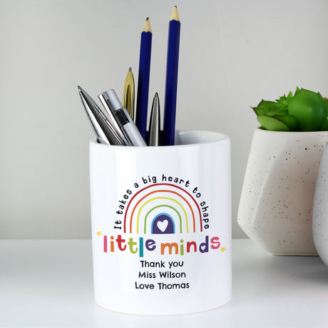 Personalised Little Minds Ceramic Storage Pot: 2 - Storage By Gift Moments