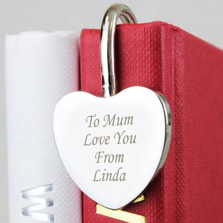 Personalised Silver Heart Bookmark: 1 - Bookmarks By Gift Moments