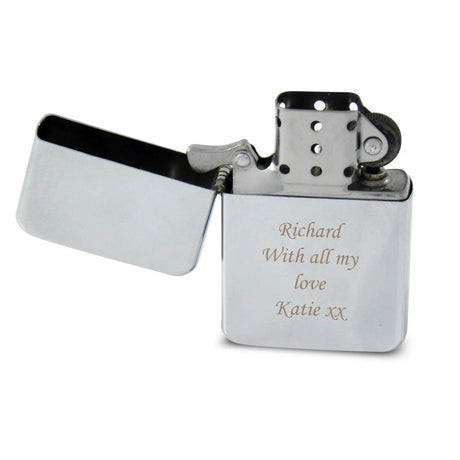 Personalised Silver Lighter: 2 - Smoking Accessories By Gift Moments