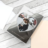 Personalised Silver Plated Heart Photo Frame Default Title - Photo Frames at Gift Moments