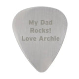 Personalised Silver Plectrum: 5 - Keepsakes By Gift Moments