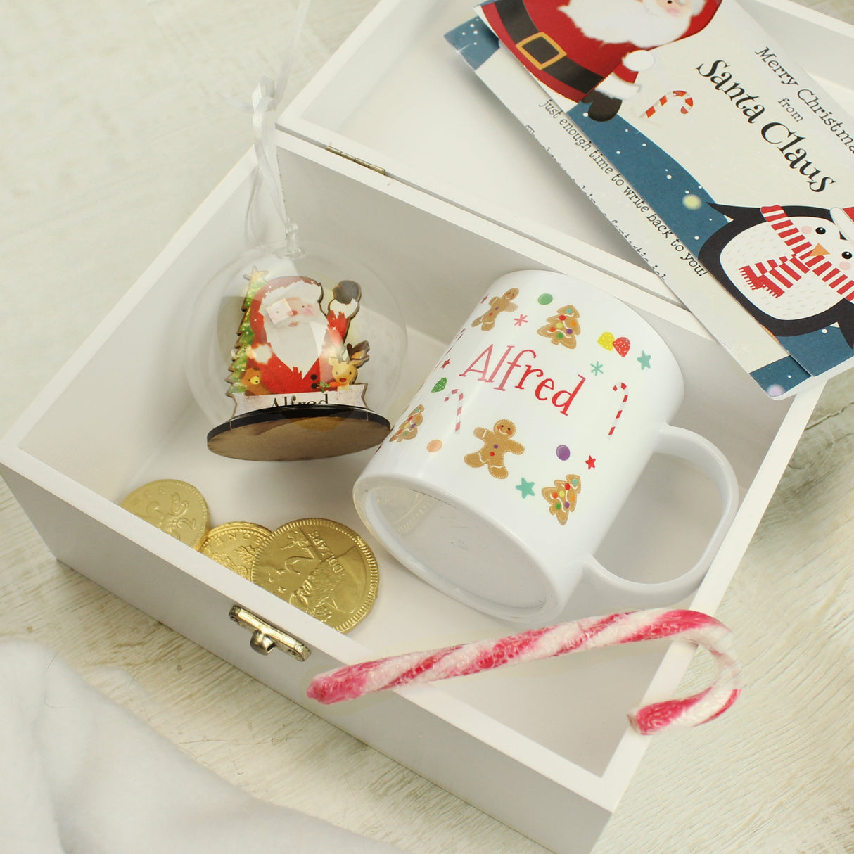 Personalised Wooden Christmas Eve Box: 6 - Keepsake Boxes By Gift Moments