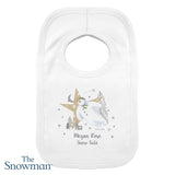 Personalised The Snowman First Christmas Bib: 4 - Baby Clothing By The Snowman