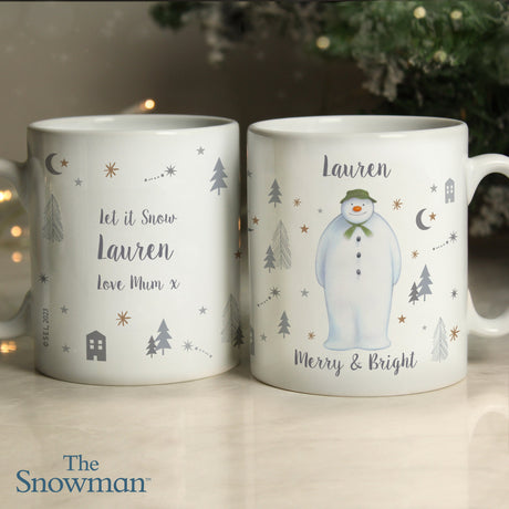 Personalised The Snowman Adventure Mug: 3 - Mugs By The Snowman