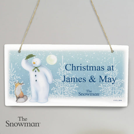 Personalised The Snowman Wooden Sign: 2 - Signs & Plaques By The Snowman