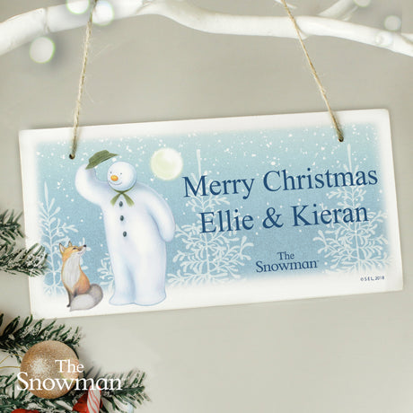 Personalised The Snowman Wooden Sign: 1 - Signs & Plaques By The Snowman