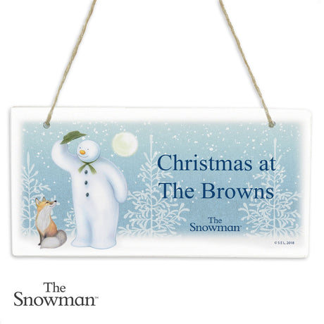 Personalised The Snowman Wooden Sign: 4 - Signs & Plaques By The Snowman