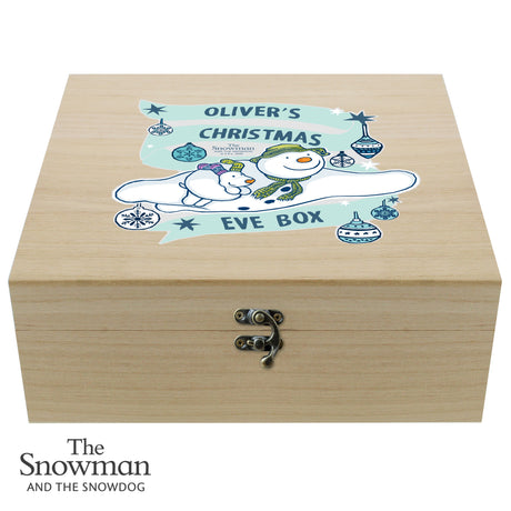 Personalised The Snowman and the Snowdog Box: 4 - Keepsake Boxes By The Snowman