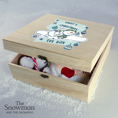 Personalised The Snowman and the Snowdog Box: 3 - Keepsake Boxes By The Snowman