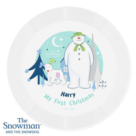 Personalised The Snowman and Snowdog Plate: 2 - Tableware By The Snowman