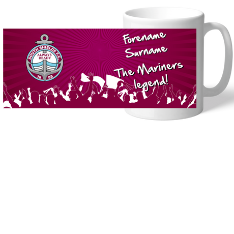 Personalised South Shields FC Legend Mug: 2 - Mugs By South Shields