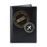 Personalised Black Leather Passport Holder: 2 - Passport Holders By Gift Moments