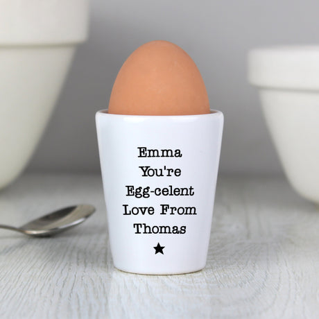 Personalised Star Egg Cup: 1 - Egg Cups By Gift Moments