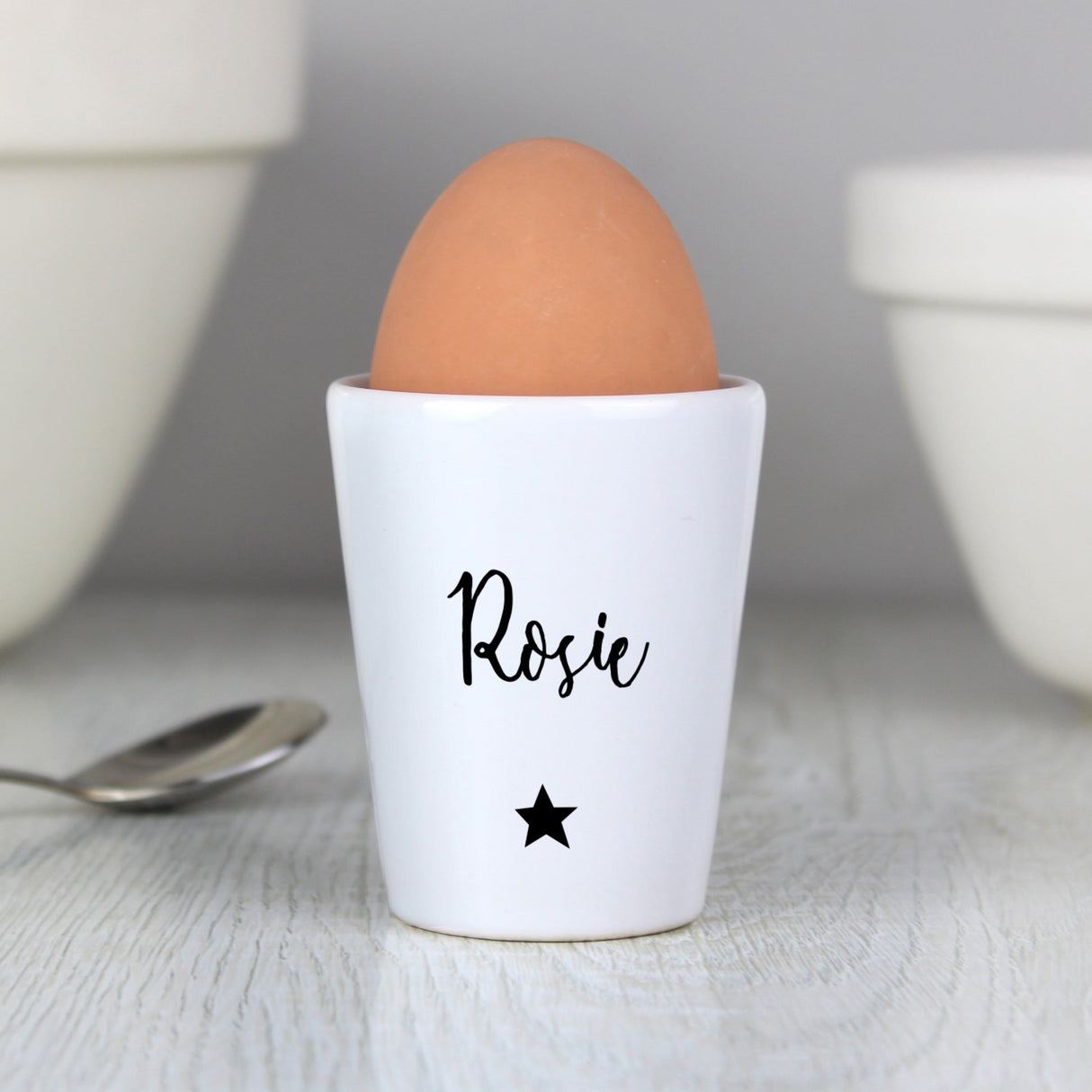 Personalised Star Name Egg Cup: 1 - Egg Cups By Gift Moments