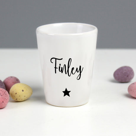 Personalised Star Name Egg Cup: 3 - Egg Cups By Gift Moments