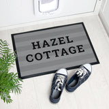 Personalised Striped Doormat Default Title - Doormats at Gift Moments