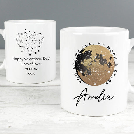 Personalised Sun and Moon Love Mug: 1 - Mugs By Gift Moments