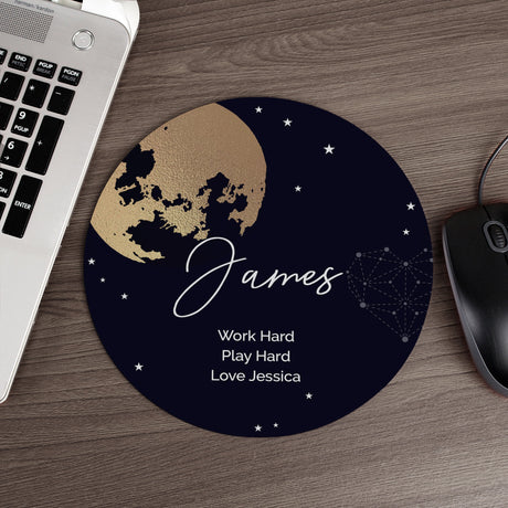 Personalised Sun Moon & Stars Mouse Mat: 2 - Tech Accessories By Gift Moments