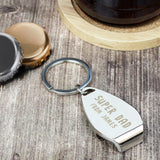 Personalised Super Dad Keyring Bottle Opener: 1 - Keyrings By Gift Moments