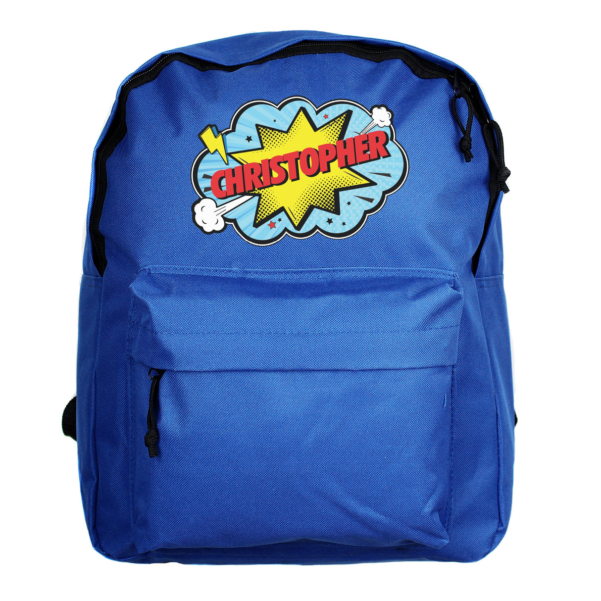 Personalised Superhero Blue Kids Backpack: 5 - Kids Bags By Gift Moments