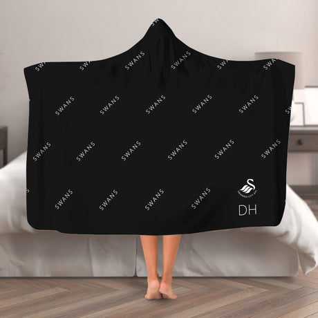 Personalised Swansea City AFC Hooded Blanket: 1 - Blankets By Swansea City