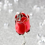 Personalised Red Rose Bud Ornament: 4 - Keepsakes By Gift Moments