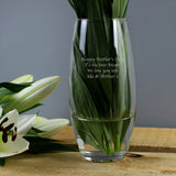 Personalised Elegant Tapered Bullet Vase: 1 - Vases By Gift Moments