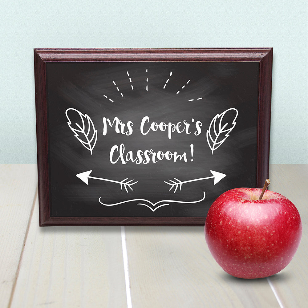 Personalised Teacher's Classroom Plaque Default Title - Signs & Plaques at Gift Moments