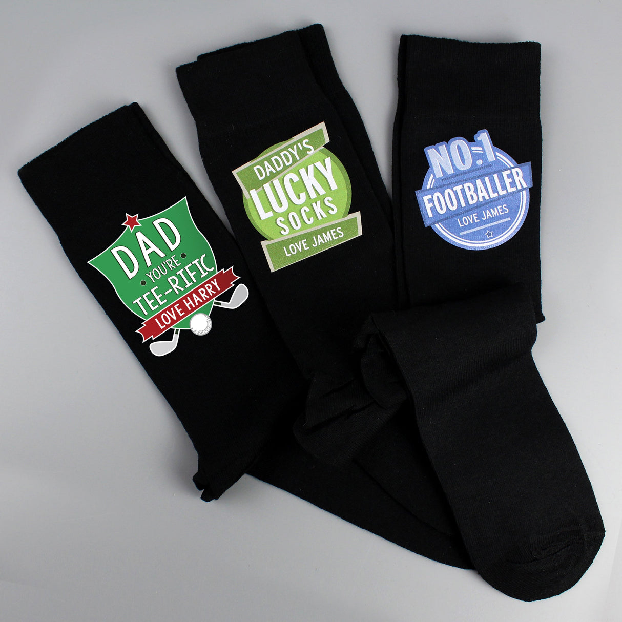 Personalised Tee-Rific Golf Socks for Men: 5 - Clothing By Gift Moments