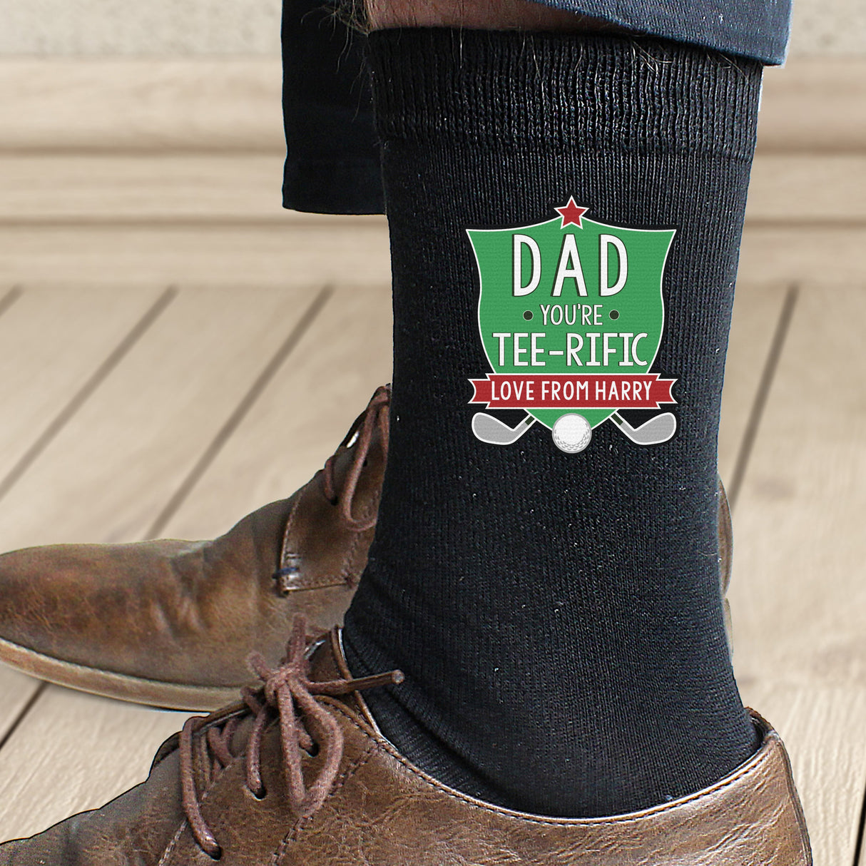 Personalised Tee-Rific Golf Socks for Men: 1 - Clothing By Gift Moments