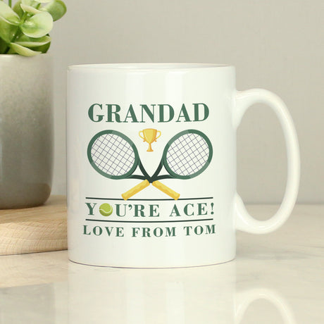 Personalised Tennis Mug - You’re Ace: 1 - Mugs By Gift Moments