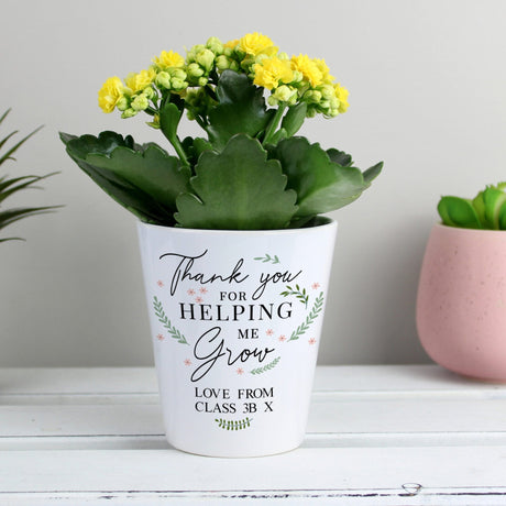 Personalised Thank You Plant Pot: 2 - Pots & Planters By Gift Moments