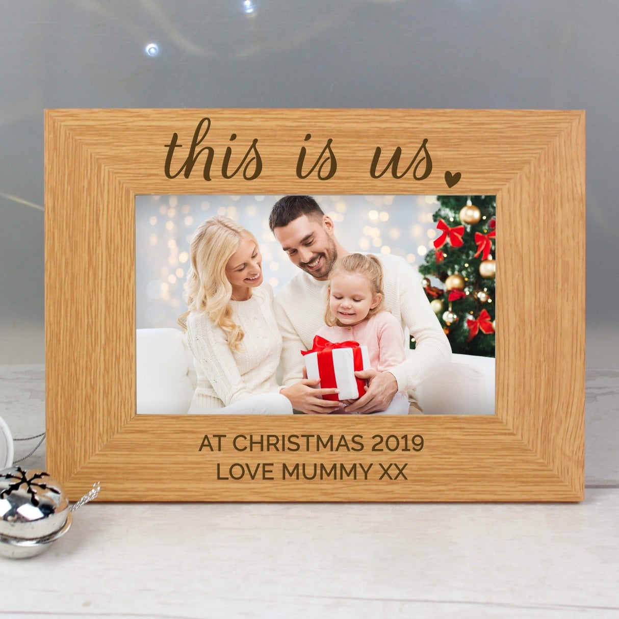 Personalised ’This Is Us’ Wooden Photo Frame: 1 - Photo Frames By Gift Moments