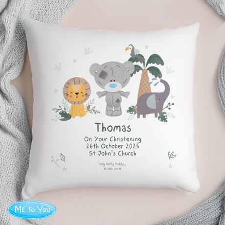 Personalised Tiny Tatty Teddy Jungle Animals Cushion: 2 - Cushions