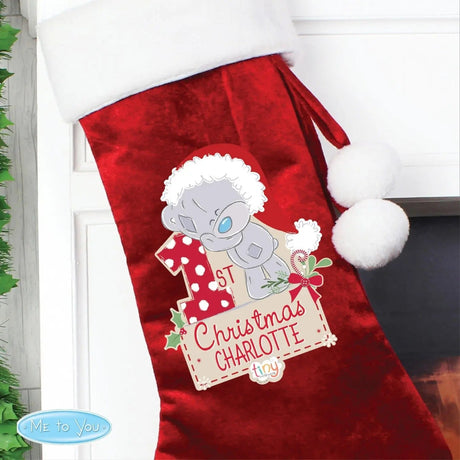 Personalised Tiny Tatty Teddy Christmas Stocking: 2 - Christmas Stockings