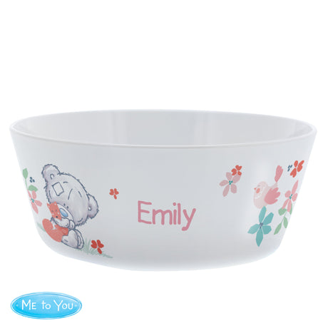 Personalised Tiny Tatty Teddy Woodland Animal Plastic Bowl: 5 - Bowls