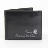 Personalised Leather Wallet with Top Hat Design: 2 - Wallets & Money Clips By Gift Moments