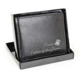 Personalised Leather Wallet with Top Hat Design: 3 - Wallets & Money Clips By Gift Moments