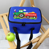 Personalised Tractor Blue Lunch Bag: 2 - Lunch Boxes & Bags By Gift Moments