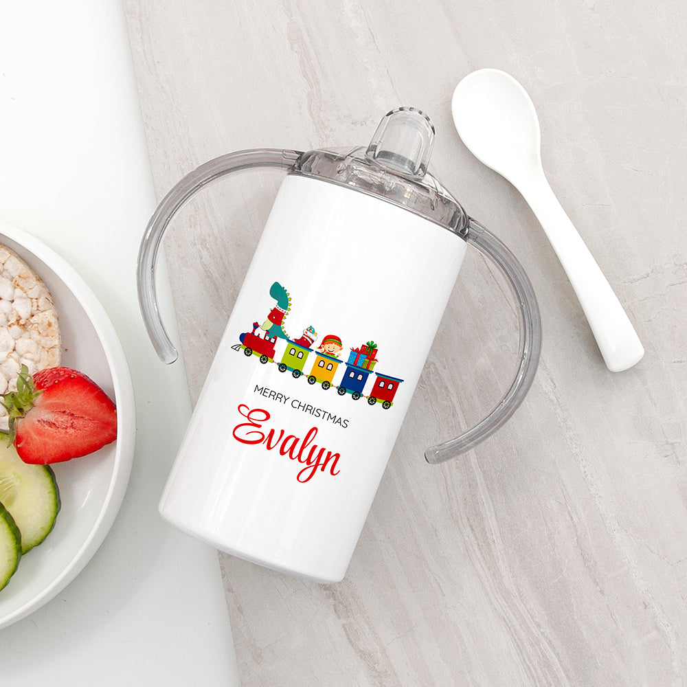 Personalised Train Kids Sippy Cup: 1 - Kids Bottles By Gift Moments