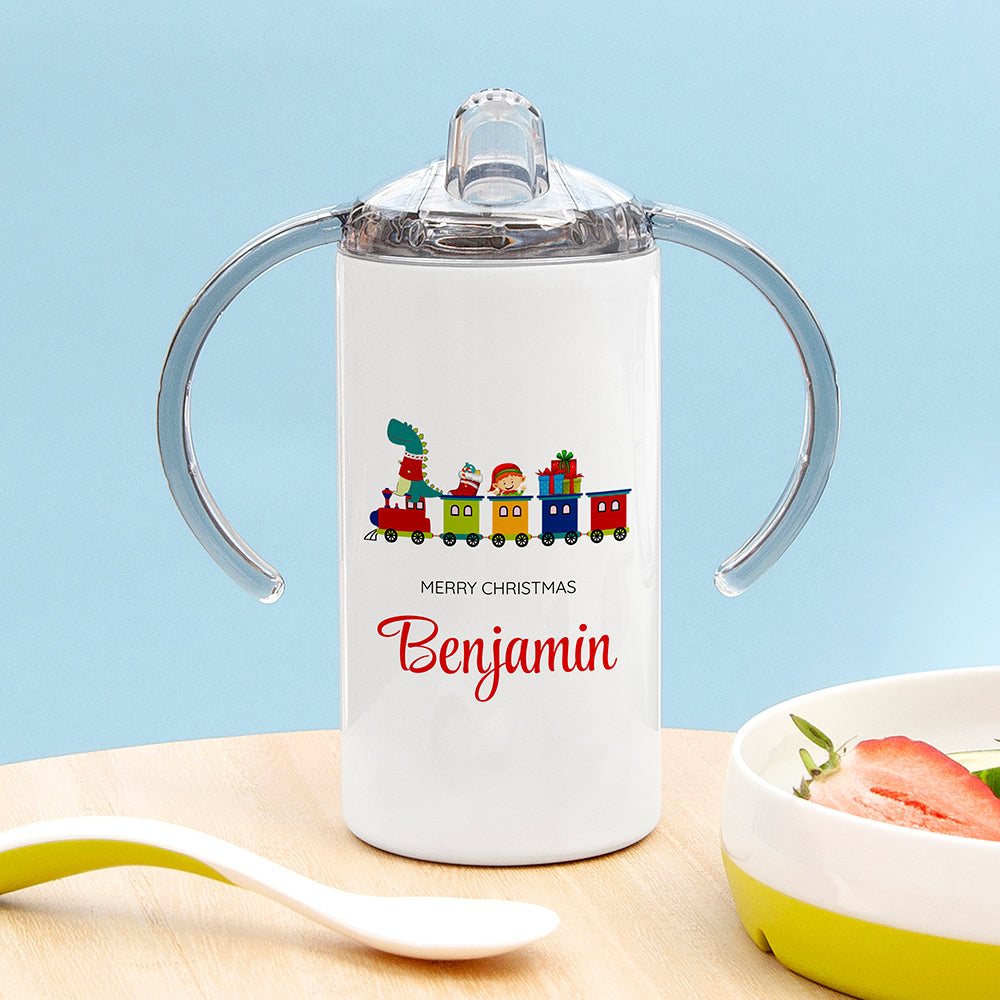 Personalised Train Kids Sippy Cup: 3 - Kids Bottles By Gift Moments