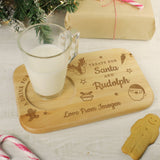 Personalised Santa Treats Coaster Tray: 1 - Coasters By Gift Moments