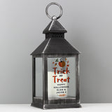 Personalised Trick or Treat LED Lantern: 2 - LED Lighting By Gift Moments