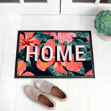 Personalised Tropical Flower Doormat Default Title - Doormats at Gift Moments