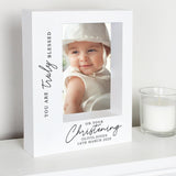 Personalised Truly Blessed 5x7 Christening Photo Frame: 2 - Photo Frames By Gift Moments