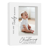 Personalised Truly Blessed 5x7 Christening Photo Frame: 3 - Photo Frames By Gift Moments