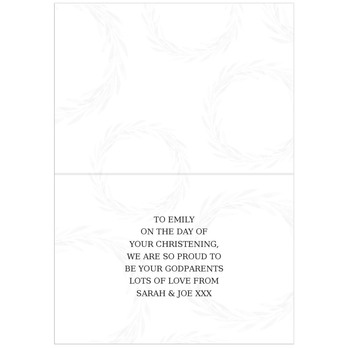 Personalised ’Truly Blessed’ Christening Card: 4 - Greeting Cards By Gift Moments